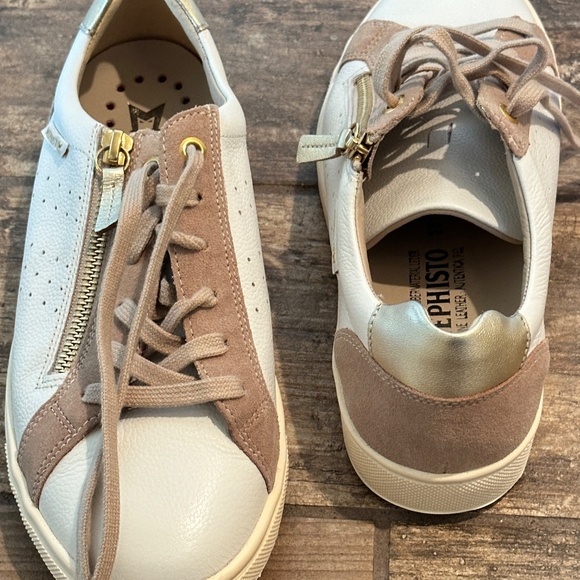 REDUCED Mephisto Nikita White Ceylon Sneakers sz 7 New rtl $299 - Picture 6 of 8